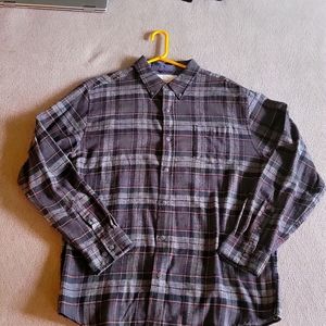 Mens XL plaid long sleeve